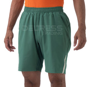 Pantalones Cortos Casuales para Hombre de Spandex/Poliéster/Nailon, Diseño Urbano, Cintura Elástica Cómoda, Ropa Deportiva Sólida, Transpirable y de Secado Rápido - Product Image 4