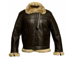 Chaqueta de Cuero Marrón para Mujer 2025-26, Chaqueta Bomber de Piel de Oveja con Cuello de Piel, Chaqueta de Cuero Genuina de Manga Larga al Mejor Precio - Product Image 3
