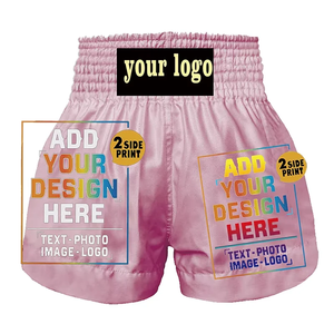 ปรับแต่งกางเกงชกมวยและมวยไทย ใส่ข้อความหรือโลโก้ของคุณลงบนกางเกงฟิตเนสศิลปะการต่อสู้สำหรับผู้ใหญ่และเด็ก - Product Image 1