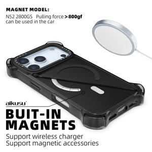 Aikusu <span class=keywords><strong>Cover</strong></span> per Cellulare Personalizzata Antiurto Trasparente <span class=keywords><strong>Nera</strong></span> per <span class=keywords><strong>iPhone</strong></span> 17 16 15 14 <span class=keywords><strong>13</strong></span> Air Plus <span class=keywords><strong>Pro</strong></span> Max - Product Image 5