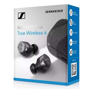 Para Sennheiser Momentum 4 TWS, Auriculares Bluetooth con Micrófono, Negro/Grafito 700365 0927855, Micrófono con Cancelación de Ruido - Product Image 2