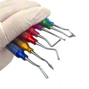 Instruments dentaires professionnels pour composites et restaurations, ensemble de 10 pièces avec manche en silicone, outils manuels réutilisables - Product Image 5