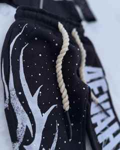 Conjunto Deportivo para Hombre Hecho en Pakistán, 100% Algodón, Cintura Elástica, Manga Larga, Bordado con Pedrería, Logotipo Personalizado, MOQ Bajo - Product Image 6