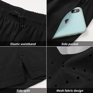 Shorts de sport 100% coton de haute qualité pour hommes Shorts de course d'entraînement avec poches en gros pour l'entraînement - Product Image 5