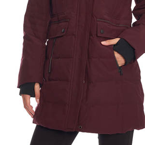 Abrigo largo de invierno impermeable para mujer, chaqueta Parka de plumón más vendida con relleno de algodón, estilo grueso para mujer - Product Image 5