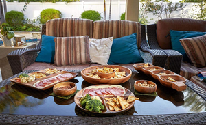 Plateau de service en bois de qualité supérieure Chip & Dip Salsa Bowl Plate Tray Plaque de bois pour l'hôtel et le restaurant - Product Image 4