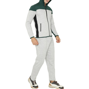 Conjunto Deportivo de Dos Piezas para Hombre, Invierno, Casual, Bordado, Manga Larga, 100% Algodón, Felpa Transpirable, Color Personalizado, Venta al Por Mayor - Product Image 5