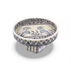 Exhibidor de Comida de Nácar, Artesanía de Concha para Exhibición de Alimentos, Mesa de Servicio Hecha a Mano por Fábrica de Vietnam - Product Image 1