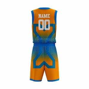 Maillots de basket-ball personnalisés de haute qualité en gros avec logo et numéro d'équipe, ensembles respirants sans manches grandes tailles - Product Image 3