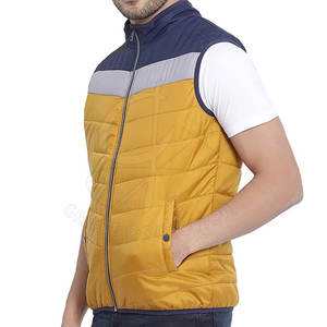 Chaleco Acolchado sin Mangas para Hombre, Transpirable, Estilo Hip Hop, Talla Grande, Diseño Personalizado con Bolsillo con Cremallera - Product Image 4