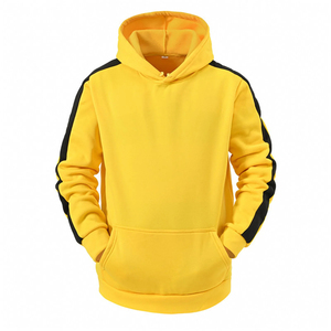 Moda 400 GSM pullover sudaderas con capucha hombres pesados angustiados sudaderas con capucha al por mayor de gran tamaño piedra lavada Sudadera con capucha en blanco - Product Image 5