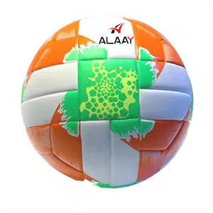 Alaay Ballon de football d'entraînement personnalisé pour adultes Matériau créatif en cuir PU résistant à l'usure et antidéflagrant pour le football - Product Image 1