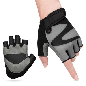 Gants de cyclisme d'été à demi-doigts, antidérapants, absorbant les chocs, respirants pour la gymnastique, la fête, l'entraînement décontracté, les haltères. - Product Image 1