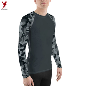 Hommes MMA Rash Guard Jiu Jitsu Bjj T-Shirt Compression Shirt Quick Dry Gym Running Training BJJ Rash Guard en vente - Product Image 6