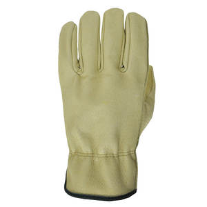 Guantes de invierno de cabra Guantes de conductor de cuero de ajuste cómodo para guantes de conductor de cuero de vaca de seguridad para las manos. - Product Image 6