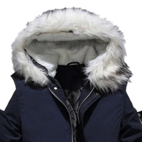 Manteau coupe-vent confortable et élégant en Cordura, imperméable, avec fermeture éclair, polyvalent, long, respirant, pour activités hivernales, décontracté