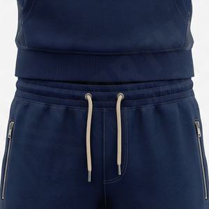 Ensemble de survêtement de sport pour homme OEM, sweat à capuche à manches longues, jogging, ensemble de course, tissu technique respirant, deux pièces - Product Image 5