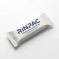 Sachet d'emballage pour barres protéinées à impression numérique personnalisée, film flow-pack haute barrière, finition mate, recyclable, faible MOQ, sac d'usine
