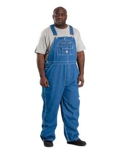 Men Vintage Bib <b>Overall</b> Denim <b>Overalls</b> Casual Regular Fit 100% Cotton with Pockets Spring Summer Autumn <b>Winter</b> Unisex - Product Image 1