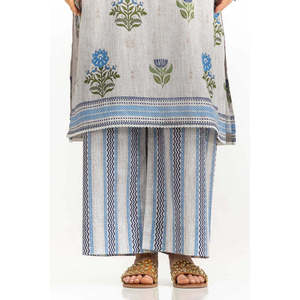 IUSTKSD-2149 pour Ensemble 3 Pièces Salwar Kameez Brodé Imprimé Numérique, Vêtement Ethnique Quotidien 100% Coton Doux pour l'Été - Product Image 2