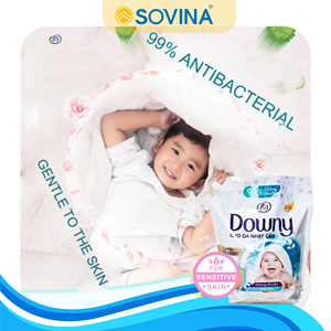 Downy 3L bolsa de suavizante de tela de aroma fresco natural suave en la piel sensible desechable para ropa de bebé hecha en Vietnam - Product Image 4