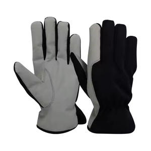 Peau de chèvre pleine fleur de qualité supérieure Gants de soudage et résistants à la chaleur Construction Mécanicien confortable résistant aux coupures - Product Image 1