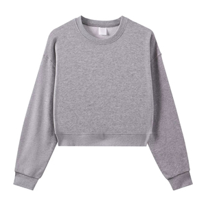 สเวตเชิ้ตผ้าคอตตอนผ้าฟลีซสำหรับผู้หญิงเสื้อกันหนาวแฟชั่นแบบปรับแต่งได้สำหรับ100% สไตล์ใหม่ - Product Image 3