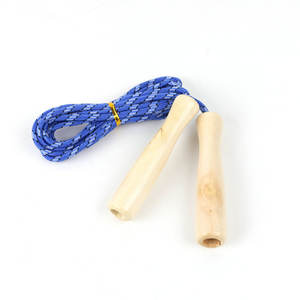 Cuerda de saltar con mango de madera y logotipo personalizado para boxeo, ejercicio físico, gimnasio, deportes, cuerda de saltar de cuero de alta calidad - Product Image 2