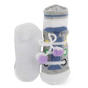 Newborn <b>Booties</b> - Grey - Product Image 2