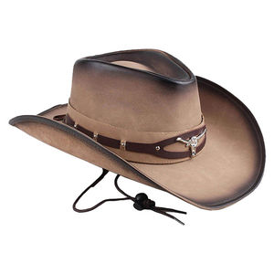 Sombrero de Vaquero Occidental para Exteriores, Protección Solar |   Sombrero Vaquero de Ala Ancha para Hombre y Mujer |   Venta al por Mayor de Tamaño Personalizado - Product Image 2