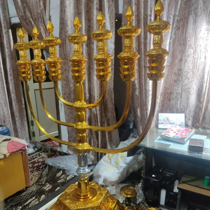 Israel menorah และชนิดอื่นๆของผู้ถือเทียนโคมไฟและขวดเทียนสำหรับโอกาสคริสต์มาส - Product Image 1