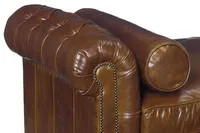 Großhandel Brown Leder Chesterfield Schlafs ofa Moderne Luxus Stoff Couch Home Sofa Set Wohnzimmer Möbel zum Verkauf