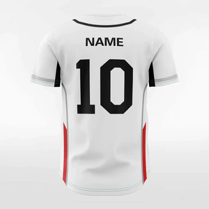 เสื้อเบสบอลโพลีเอสเตอร์100% สำหรับผู้ใหญ่เสื้อเจอร์ซี่สีทึบชุดกีฬาทีมเบสบอล - Product Image 3