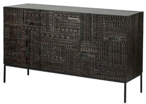 Aparador de Madera de Mango Moderno y Elegante de Gran Capacidad para Sala de Estar, Comedor, Almacén, Hogar, Hotel, Apartamento - Product Image 5