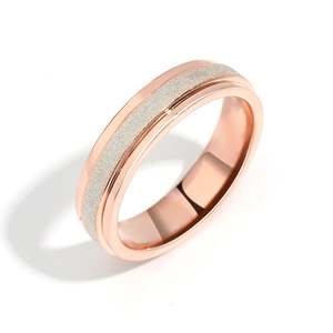 Anillo de Promesa para Hombre Jeulia de Plata de Ley, Chapado en Rodio, Estilo Geométrico Hip Hop, Anillo de Aniversario - Product Image 2
