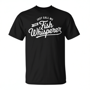 Chiamami solo il Sussurratore di Pesci, maglietta divertente per pescatori e amanti dei pesci - Product Image 3