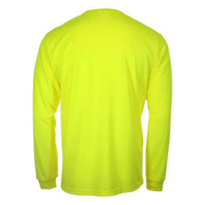 Ras du cou sécurité haute visibilité vêtements sécurité sécurité travail à manches longues t-shirt sécurité en vrac réfléchissant haute visibilité - Product Image 6