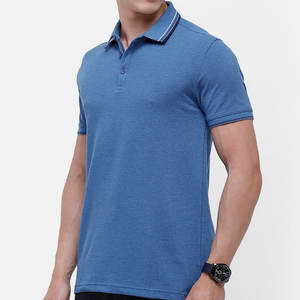 Taille personnalisable pour hommes pour les t-shirts polo vêtements d'été tenue à manches courtes bureau style décontracté avec motif solide nouveau design - Product Image 2