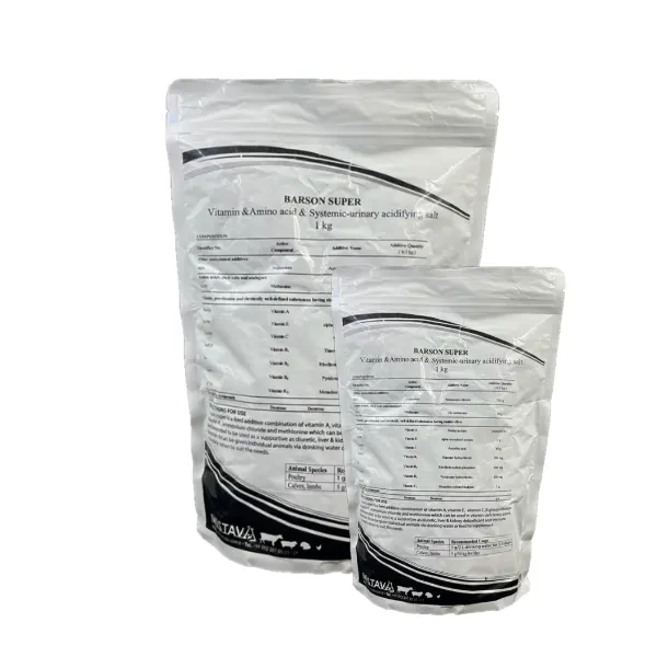 Barson Super-Pulver für orale Lösung Eigenmarke OEM-Produkt Vitamin A E C B1 B2 B6 K3 Aminosäure für Geflügel des Methionin-Typs