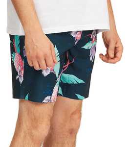 OEM Custom Design <b>Men's</b> Beach Board <b>Shorts</b> 100% Polyester Sublimated Solid Pattern Factory Direct XS Back Pocket Swimwear Trunks - Product Image 4