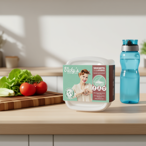 SCALDAPRONTO 3212001 Juego de 4 Loncheras Desechables de 14x12.5x7.5cm (500ml) para Virinnova - Product Image 3