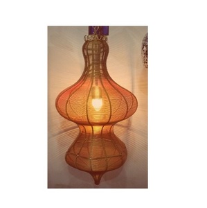 Lámpara Colgante de Techo Individual de Ratán y Hierro Hecha a Mano, Moderna, con Color Personalizado, LED E27, para Cocina, Sala de Estar y Comedor, en Oferta - Product Image 2