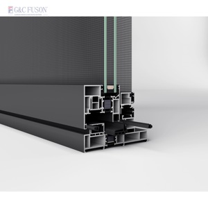 Fuson đôi kính trượt cửa sổ trượt cửa sổ nhôm trượt ba cửa sổ ban công trượt - Product Image 1