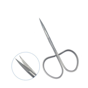 Haute qualité 11cm Micro ciseaux à ongles poignée de ruban incurvé droit vente chaude ciseaux de ténotomie Stevens pour la coupe des ongles des doigts - Product Image 6