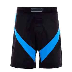 Pantalones Cortos de MMA Personalizados para Hombre, Secado Rápido, Transpirables, Elásticos, 100% Poliéster, Cintura Elástica Resistente, Ropa de Entrenamiento de Lucha - Product Image 5