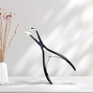 Pinzas de Sellado de Cinta para Extensiones de Cabello de Acero Inoxidable Negro de 7 Pulgadas, Herramienta Profesional para Extensiones de Cabello de Queratina - Product Image 1