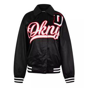 Venta al por mayor nuevas y elegantes señoras Letterman Crop Varsity chaquetas para la venta Otoño Invierno de alta calidad mujeres Crop Letterman Jacket - Product Image 1