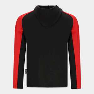 Sweat-shirt de golf personnalisé pour hommes avec demi-fermeture à glissière col montant à quart de fermeture à glissière pull à capuche pour l'impression hivernale disponible en gros - Product Image 2