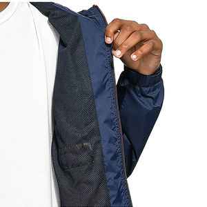 Vêtement de sport pour homme sur mesure en gros, veste coupe-vent, vêtements de course à pied, vêtements d'entraînement, veste à manches longues zippée avec poches - Product Image 6