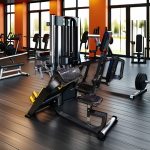 Equipo de gimnasio de acero de alta calidad de estilo italiano Venta Nuevo equipo de fitness comercial para bíceps sentados de fuerza Incluye pierna - Product Image 4